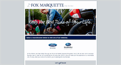 Desktop Screenshot of foxmarquette.com