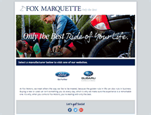 Tablet Screenshot of foxmarquette.com